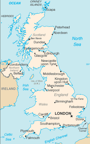 Map of England: A Source for All Kinds of Maps of England